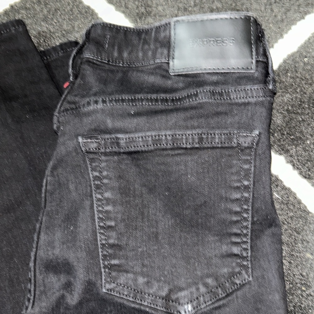 Express Jeans Black Denim Slim
